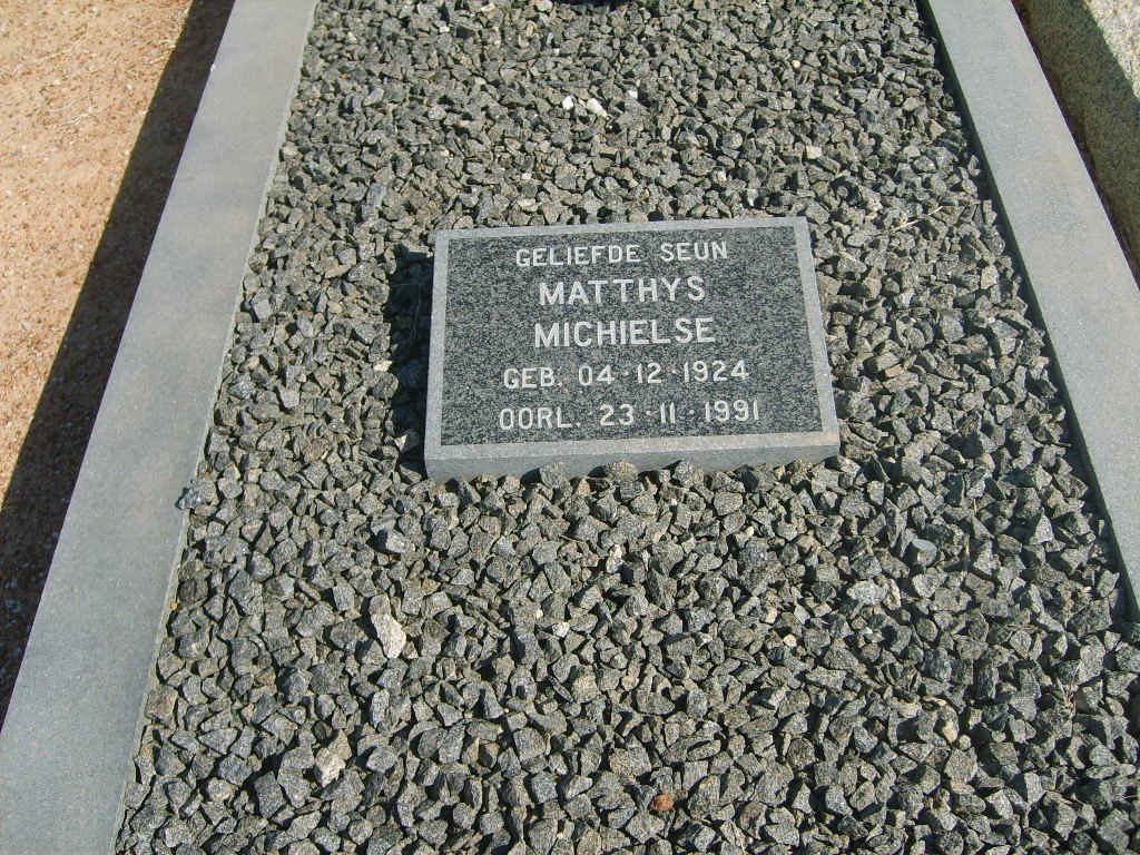 TOIT Matthys Michielse, du 1924-1991