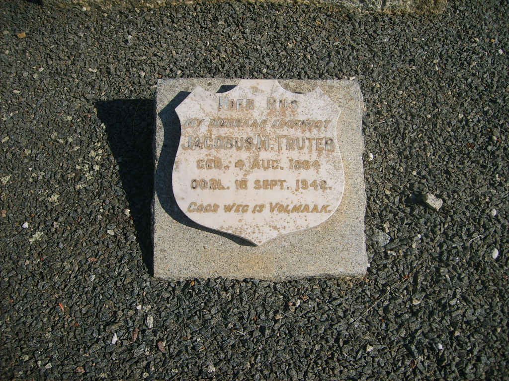 TRUTER Jacobus  M. 1884-1942
