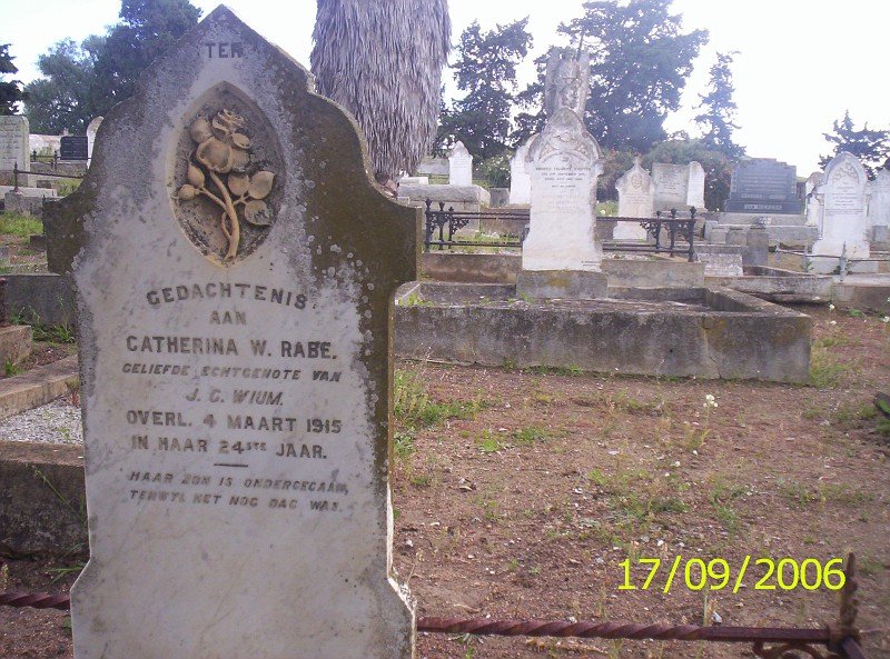 WUIM Catherina W. nee RABE -1915