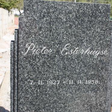 ESTERHUYSE Pieter 1927-1958