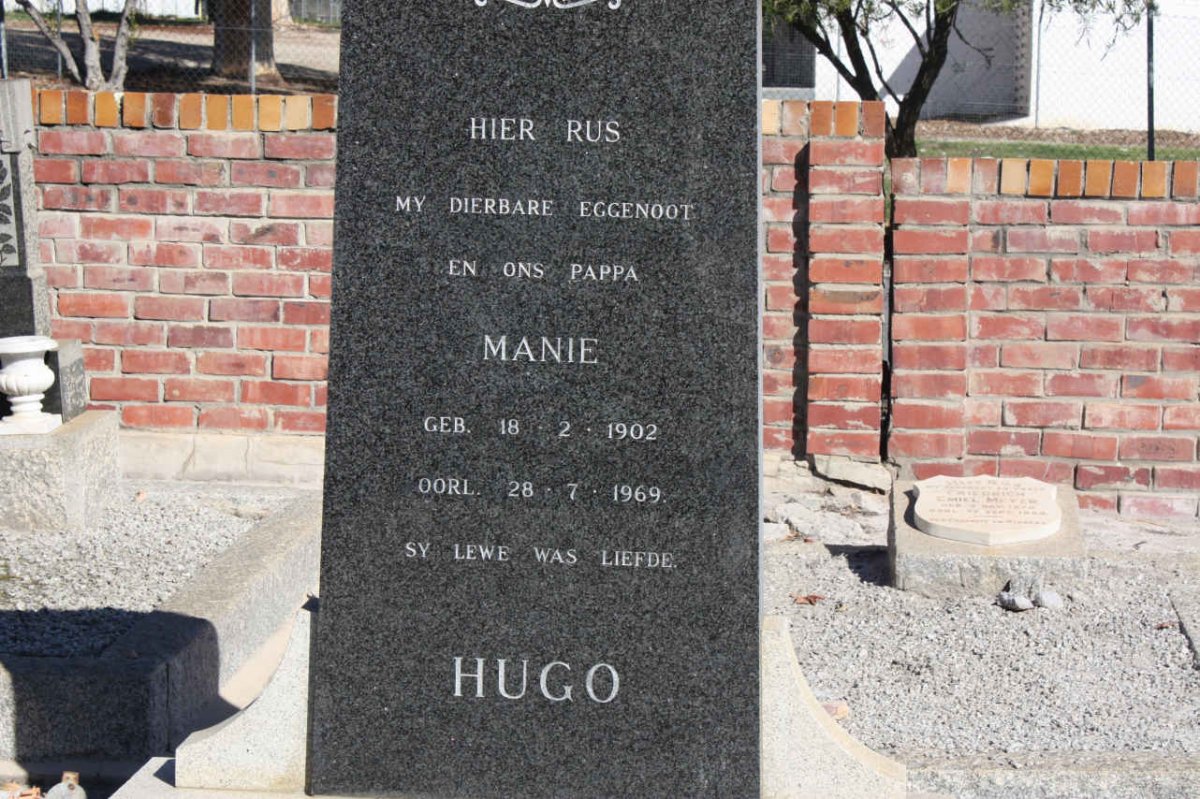 HUGO Manie 1902-1969