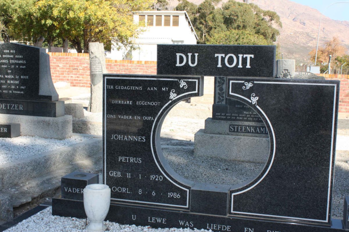 TOIT Johannes Petrus, du 1920-1986