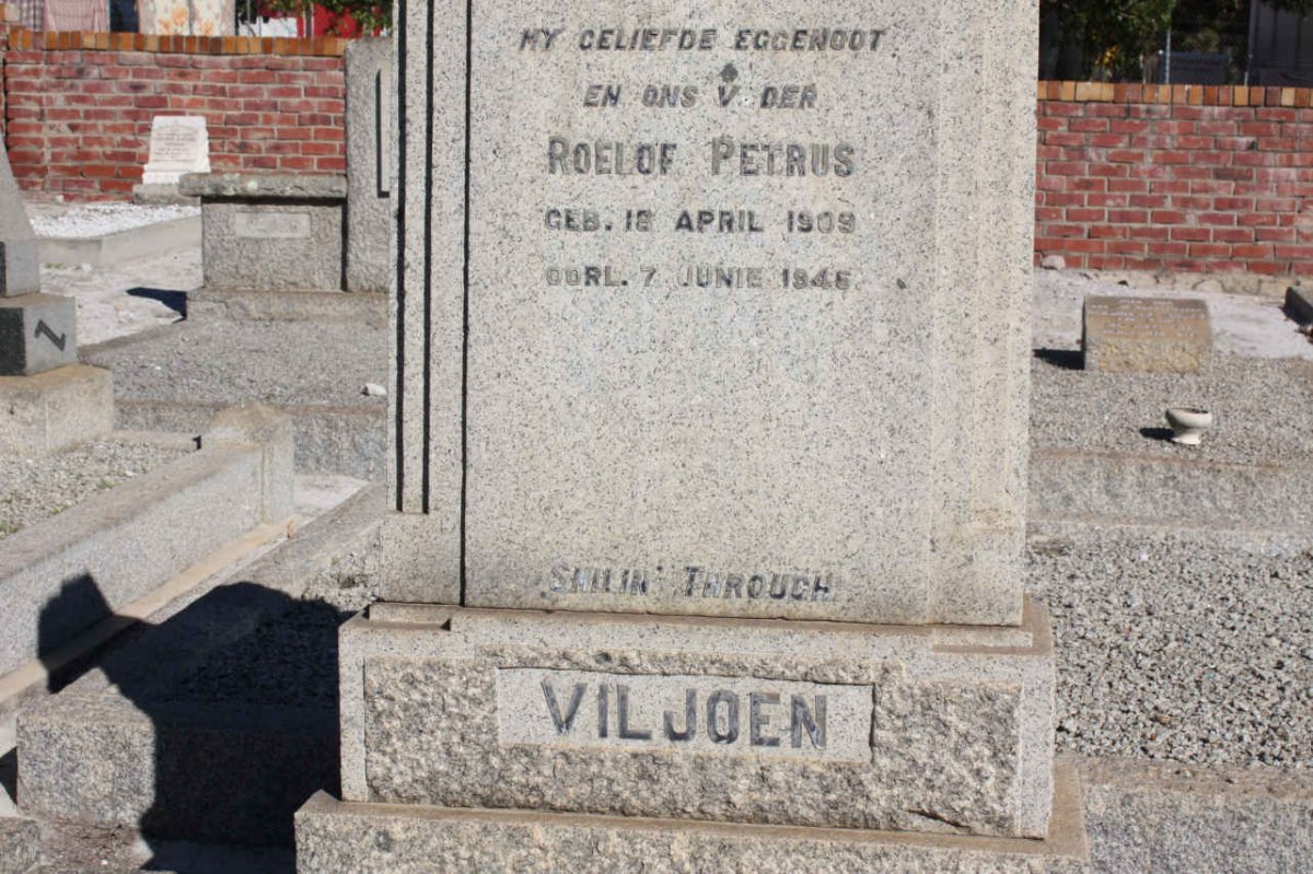 VILJOEN Roelof Petrus 1909-1946