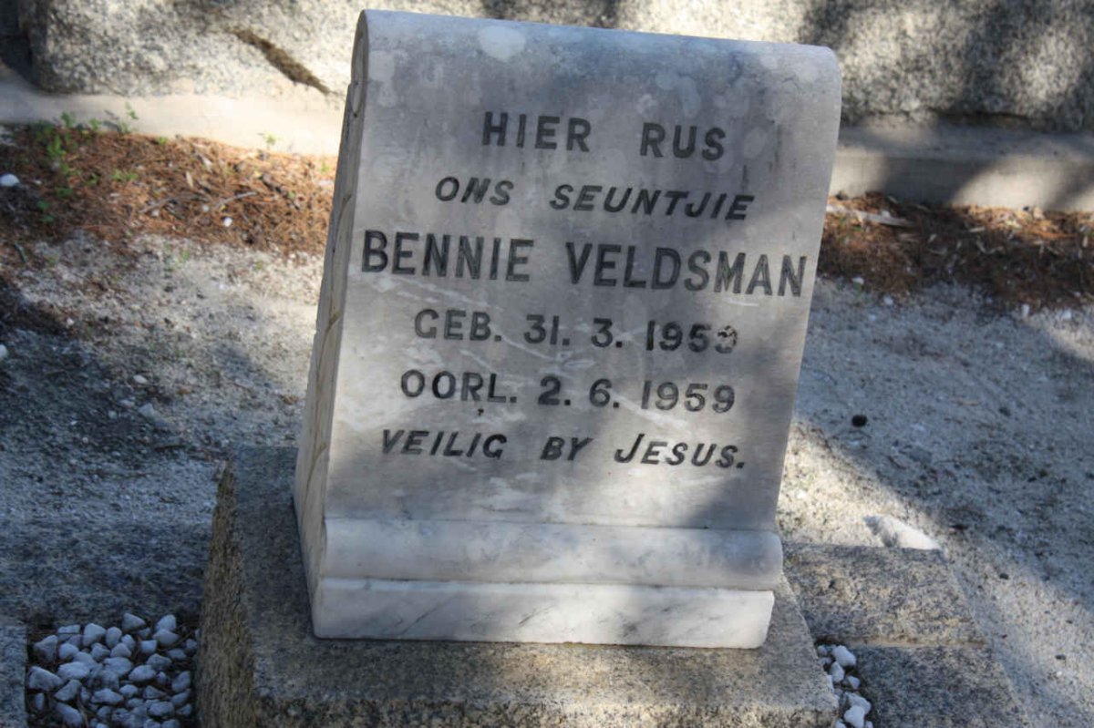 VELDSMAN Bennie 1950-1959