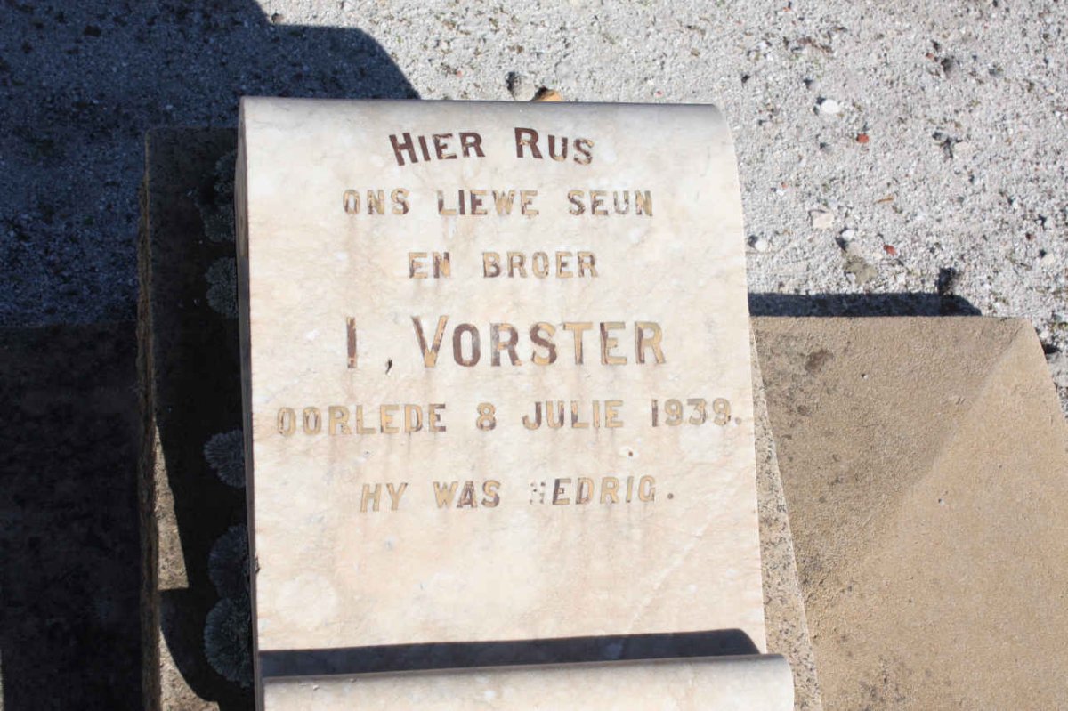VORSTER I. -1939