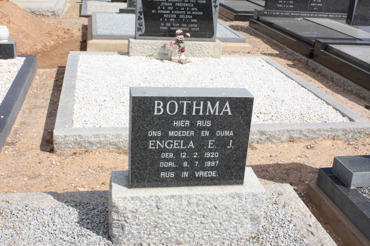 BOTHMA Engela E.J. 1920-1997