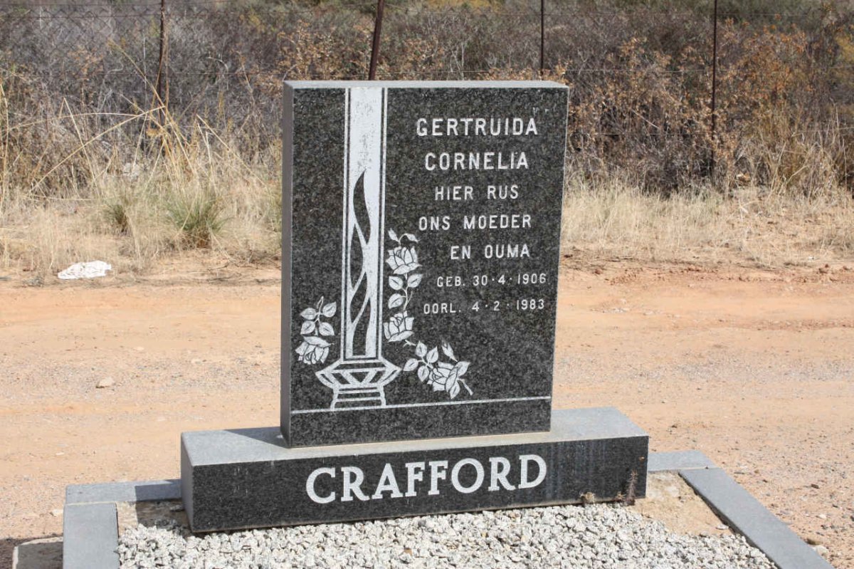 CRAFFORD Gertruida Cornelia 1906-1983