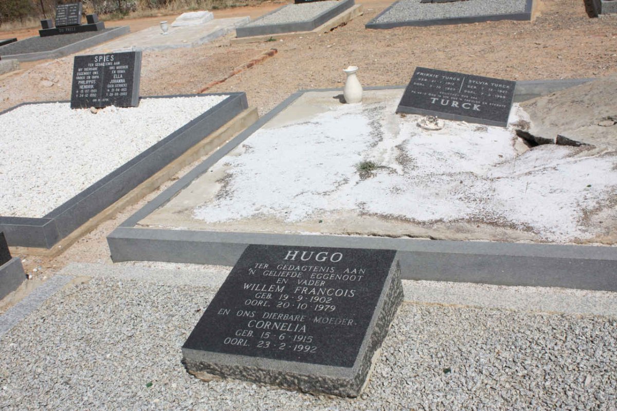 HUGO Willem Francois 1902-1979 &amp; Cornelia 1915-1992