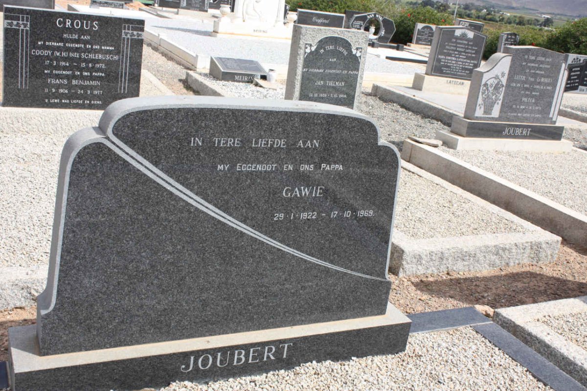 JOUBERT Gawie 1922-1969