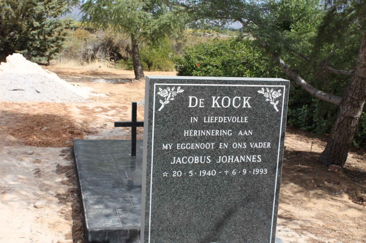 KOCK Jacobus Johannes, de 1940-1993