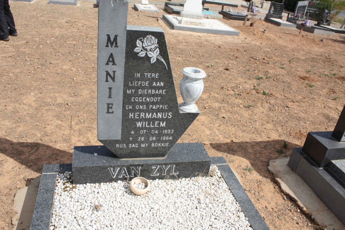 ZYL Hermanus Willem, van 1953-1984