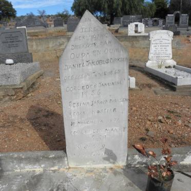 DIRKSEN Daniel Jakobus 1865-1956 &amp; Gesina Jakoba NORTIER 1871-1951