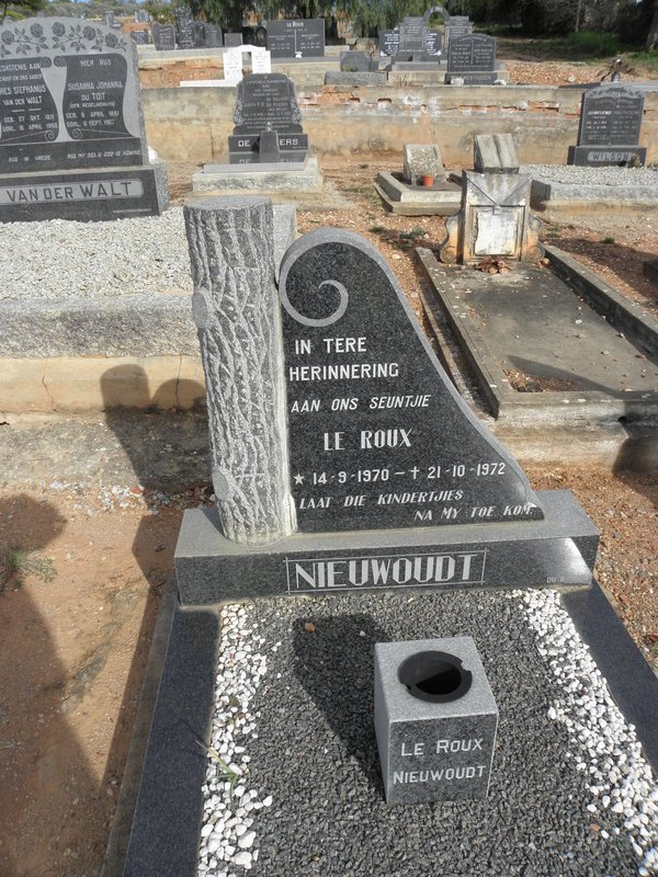 NIEUWOUDT Le Roux 1970-1972