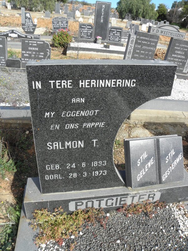 POTGIETER Salmon T. 1893-1973
