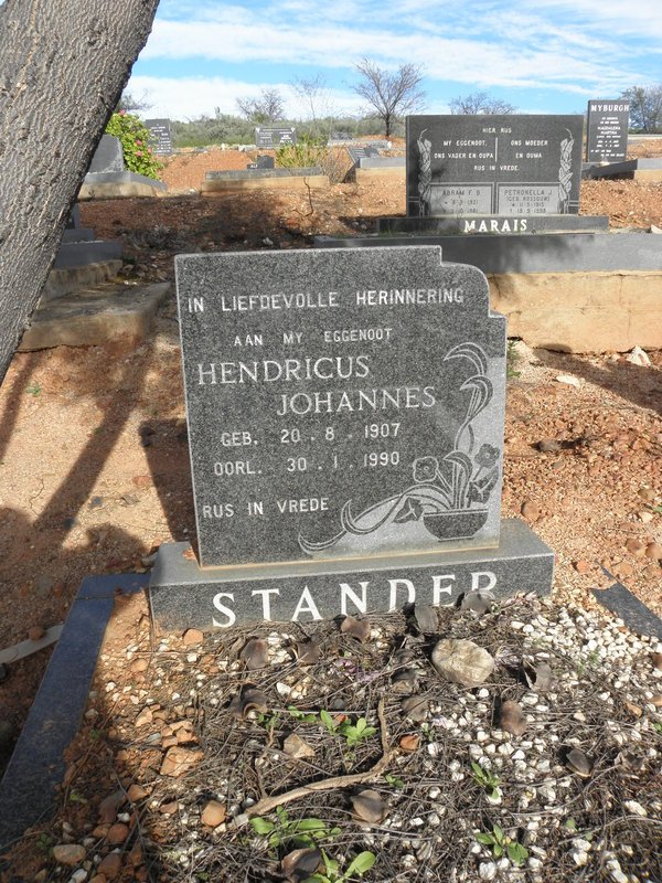 STANDER Hendricus Johannes 1907-1990