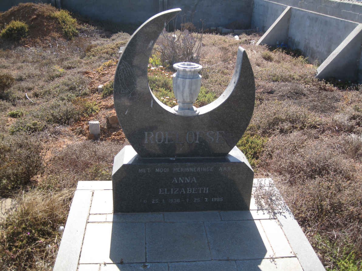 ROELOFSE Anna Elizabeth 1936-1985