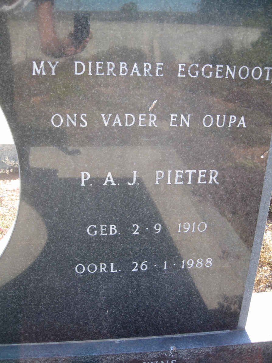 LAUBSCHER P.A.J. Pieter 1910-1988