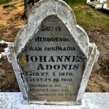 ADONIS Johannes 1876-1918