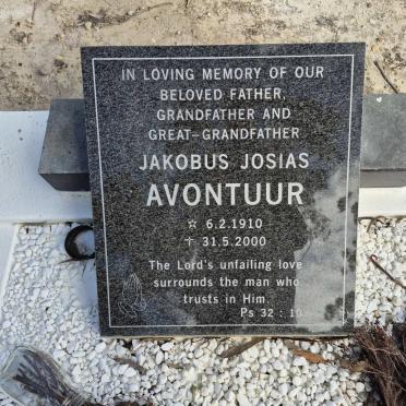 AVONTUUR Jakobus Josias 1910-2000