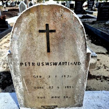 SWARTLAND Petrus 1920-1993