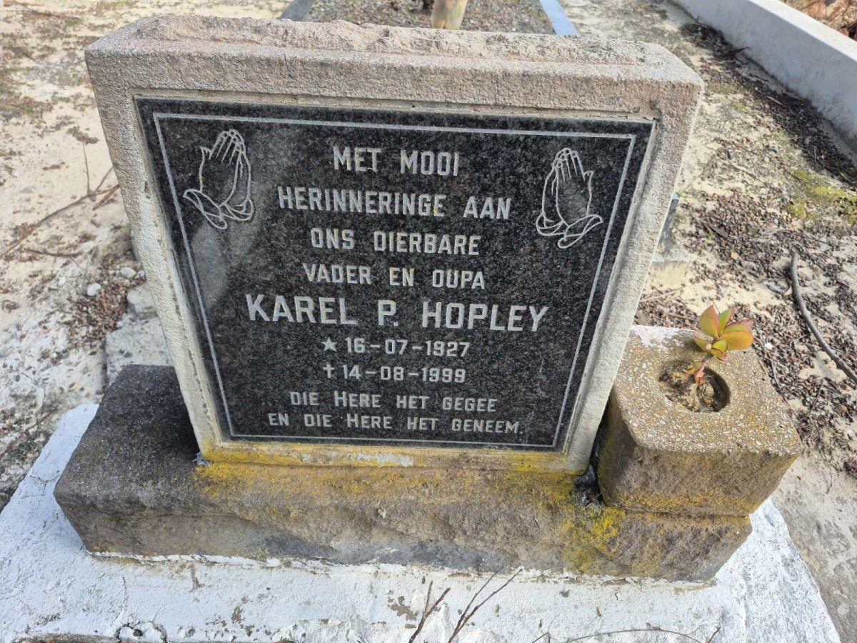 HOPLEY Karel P. 1927-1999