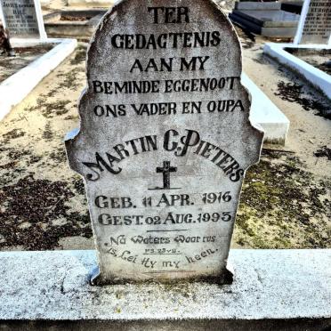 PIETERS Martin G. 1916-1993