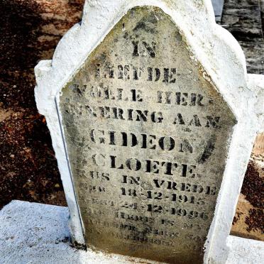 CLOETE Gideon 1915-1996