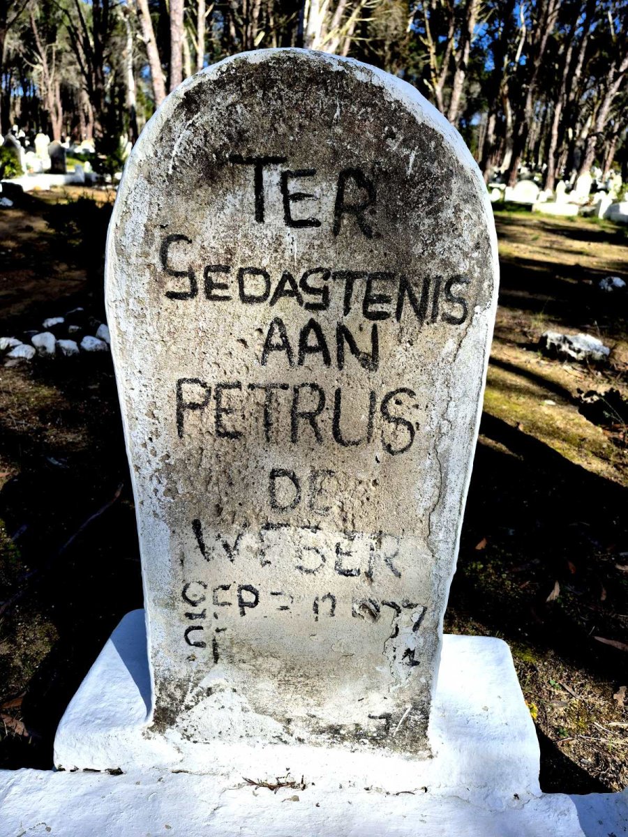 WEBER Petrus, de 1?77-???
