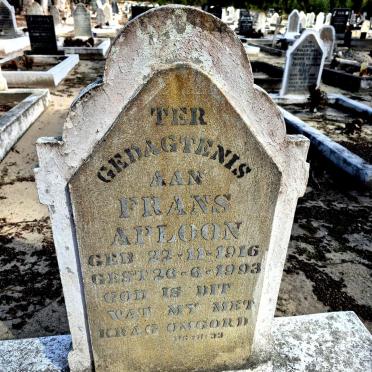 APLOON Frans 1916-1993