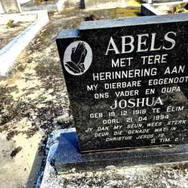ABELS Joshua 1918-1994