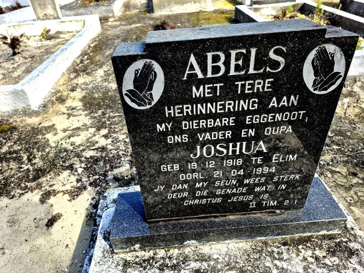 ABELS Joshua 1918-1994