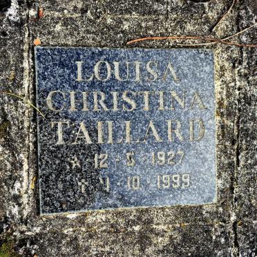 TAILLARD Louisa Christina 1927-1999