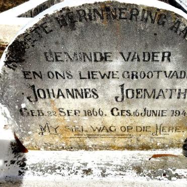 JOEMATH Johannes 1866-1946