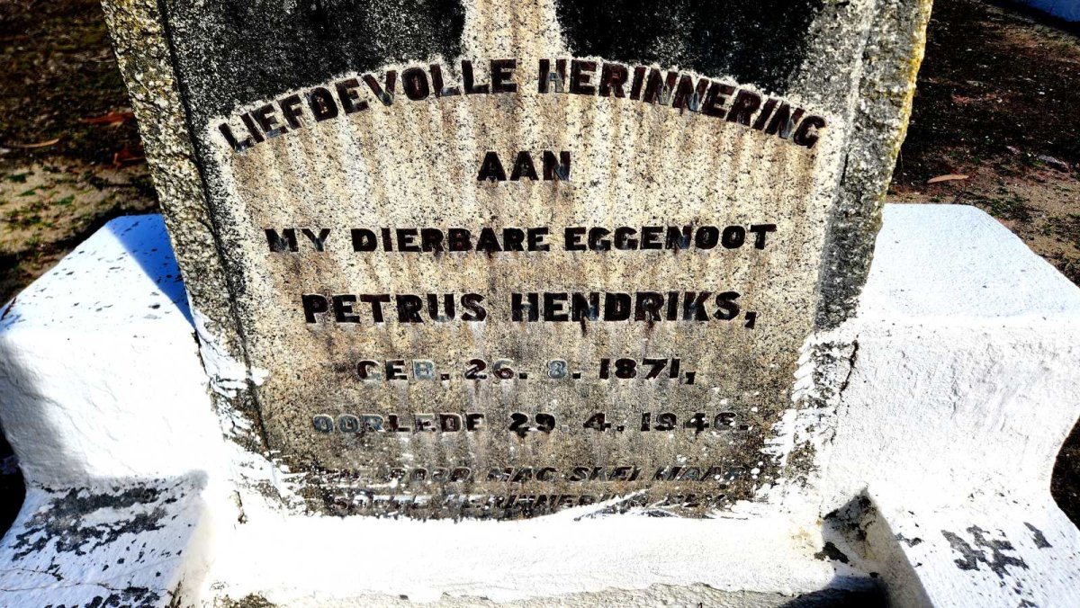 HENDRIKS Petrus 1871-1946