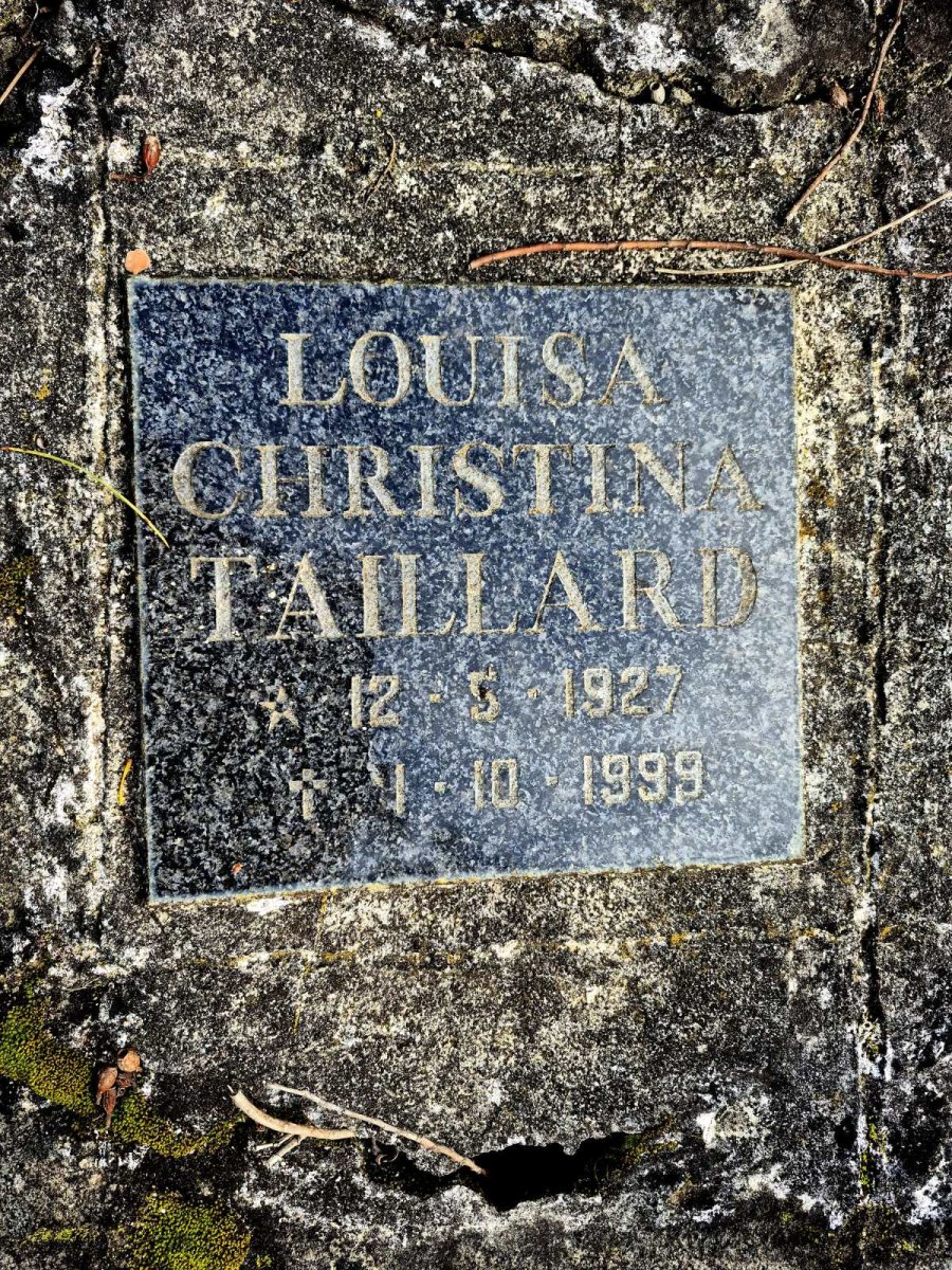 TAILLARD Louisa Christina 1927-1999