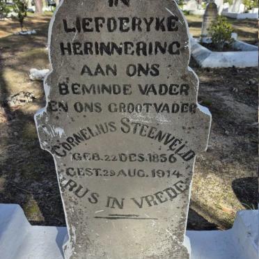 STEENVELD Cornelius 1856-1914