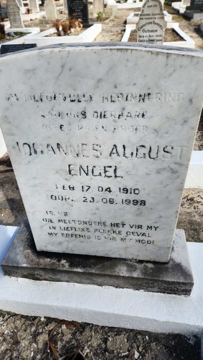 ENGEL Johannes August 1910-1998
