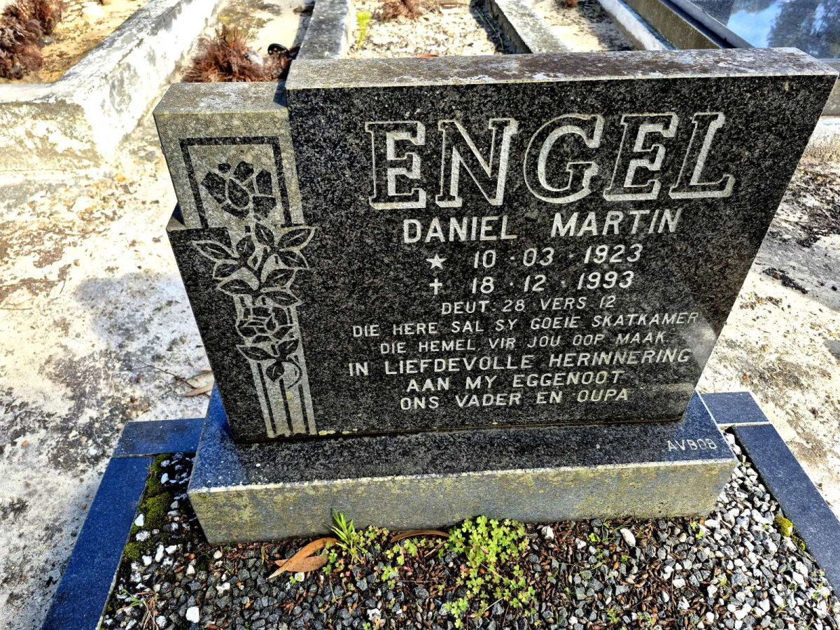 ENGEL Daniel Martin 1923-1993