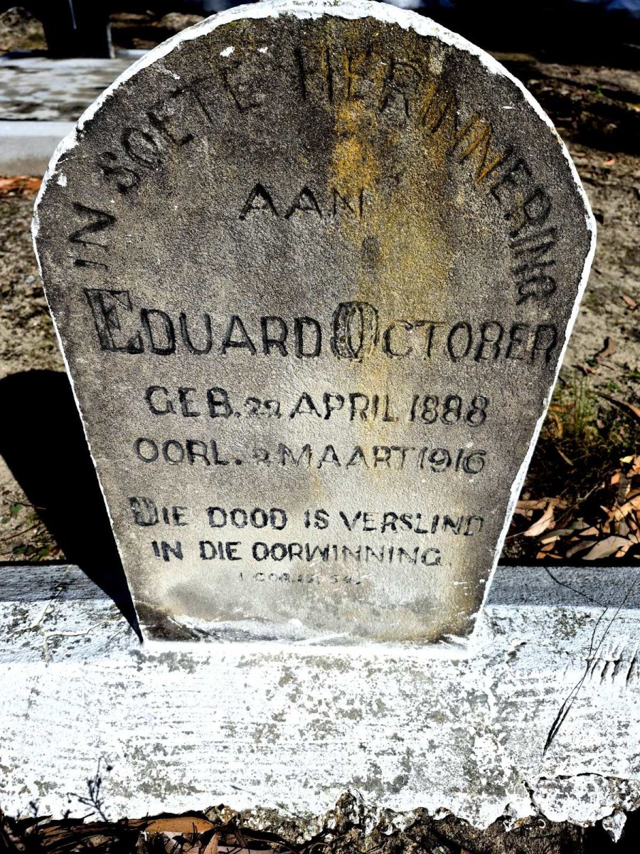 OCTOBER Eduard 1888-1916