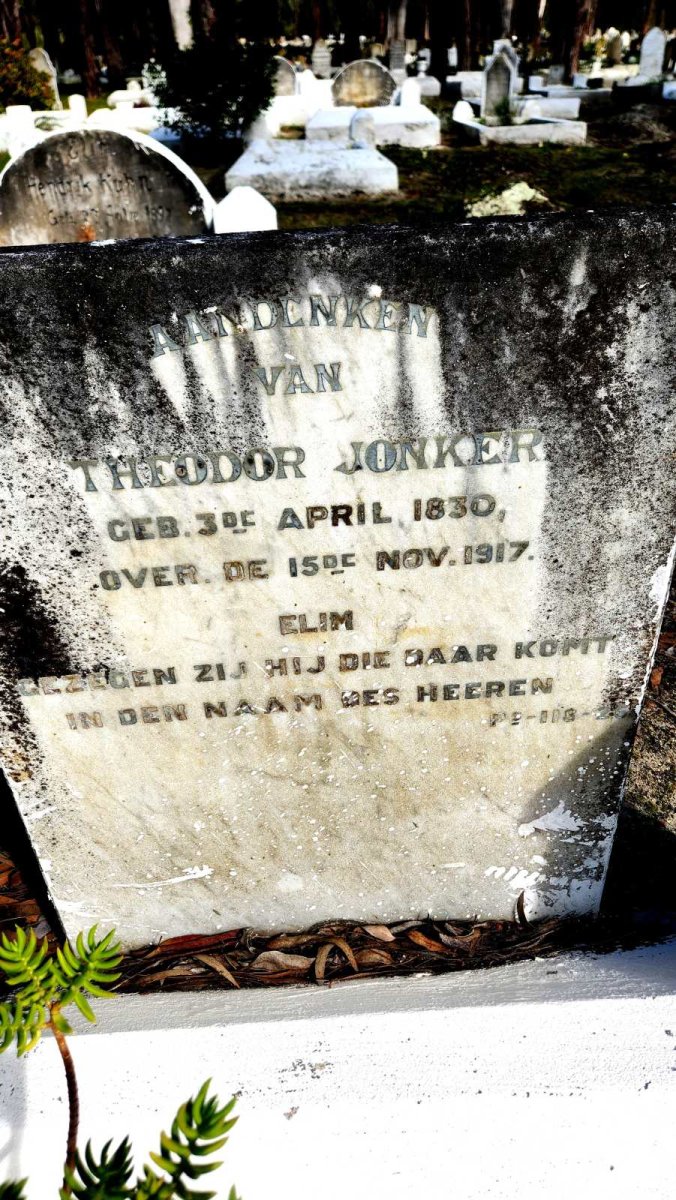 JONKER Theodor 1830-1917