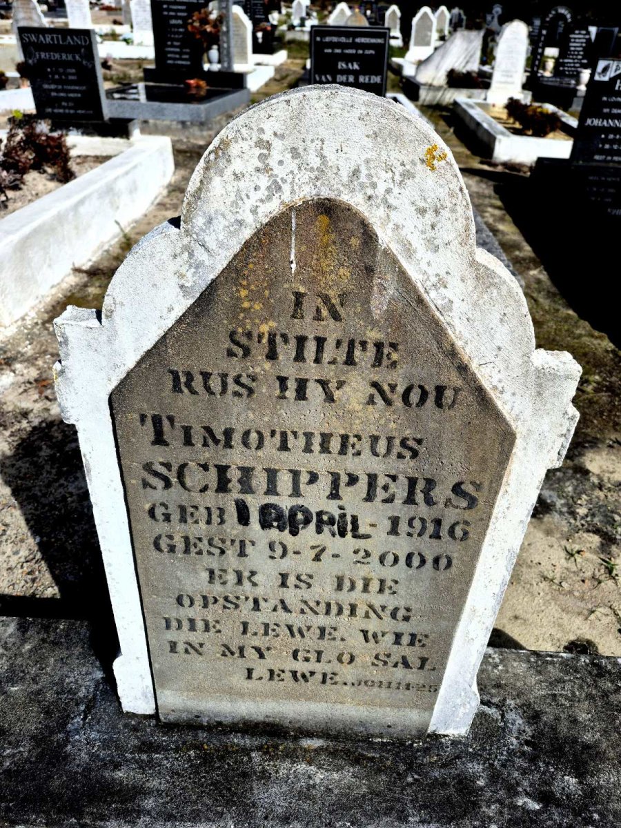 SCHIPPERS Timotheus 1916-2000