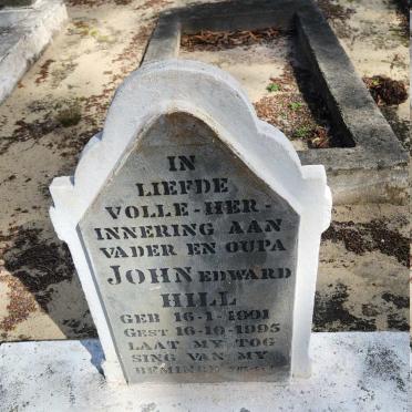 HILL John Edward 1901-1995