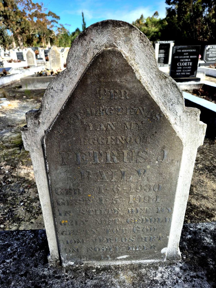 BAILY Petrus J. 1930-1994