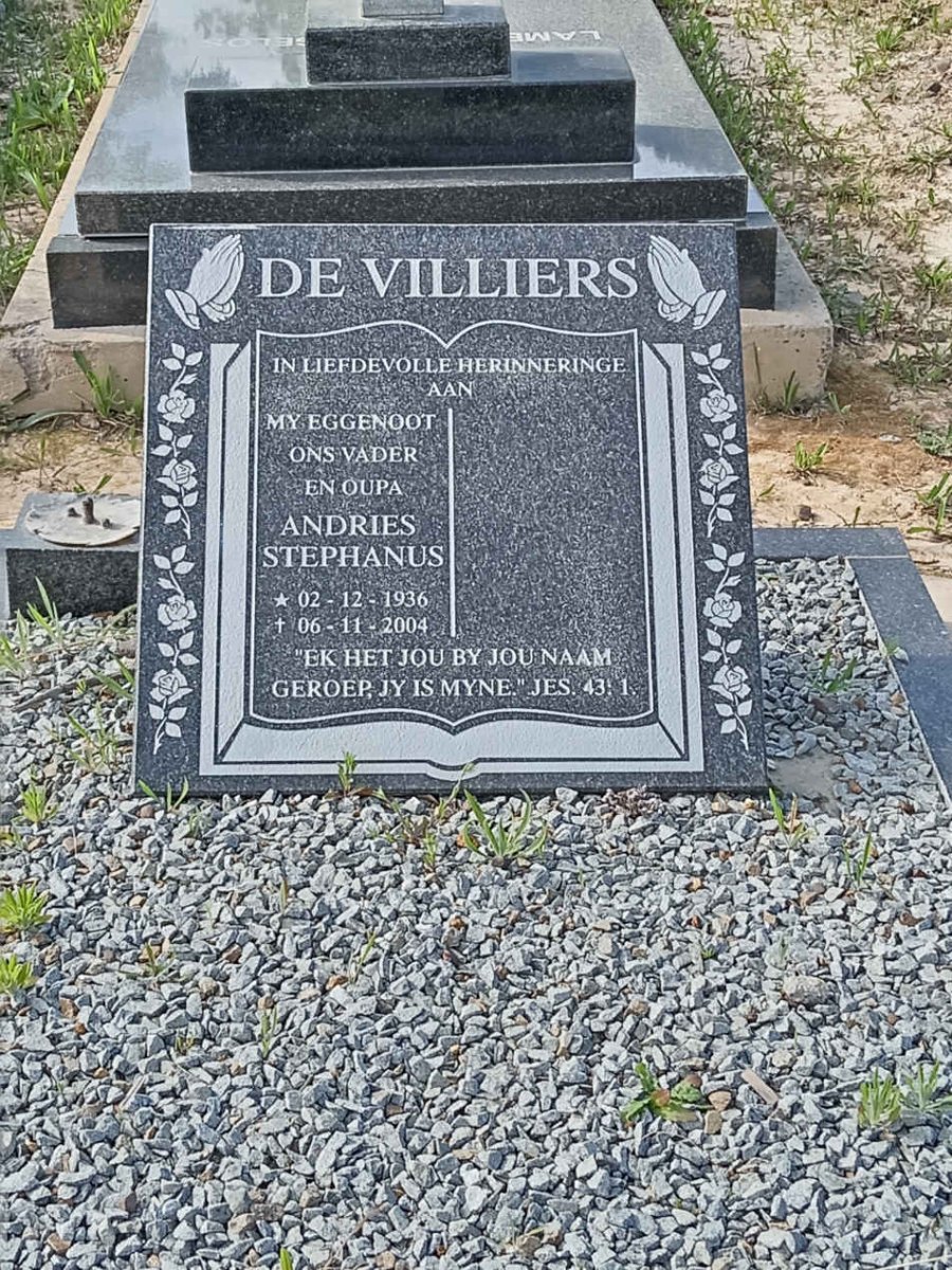 VILLIERS Andries Stephanus, de 1936-2004
