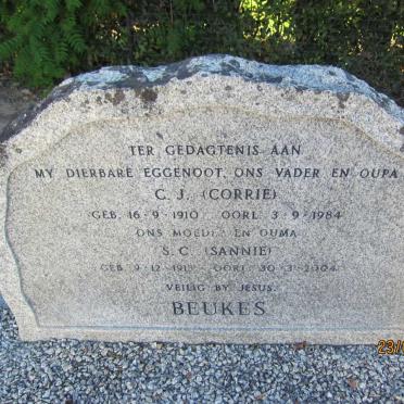 BEUKES C.J. 1910-1984 &amp; S.C. 1913-2004
