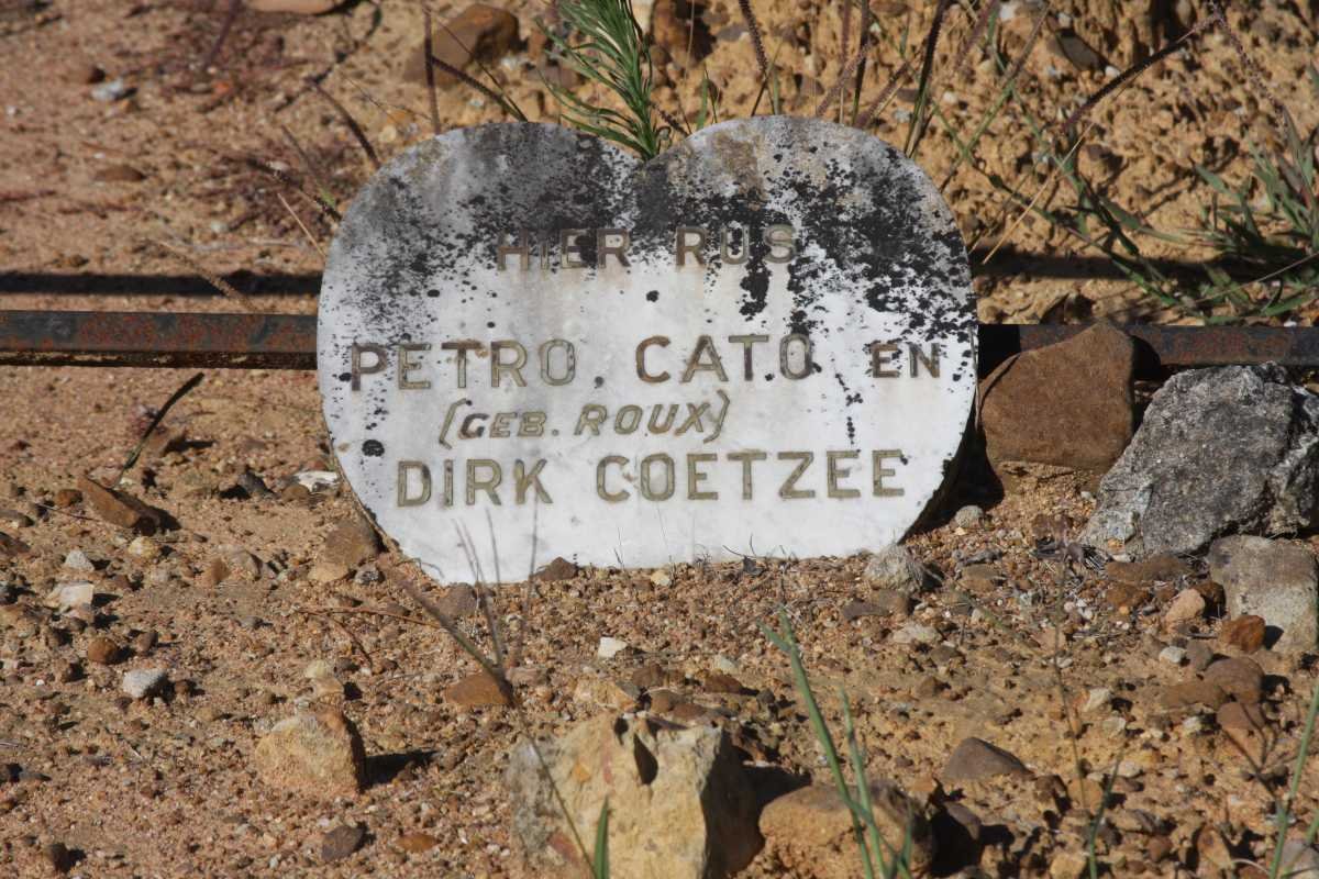 COETZEE Dirk &amp; Petr. Cato. nee ROUX