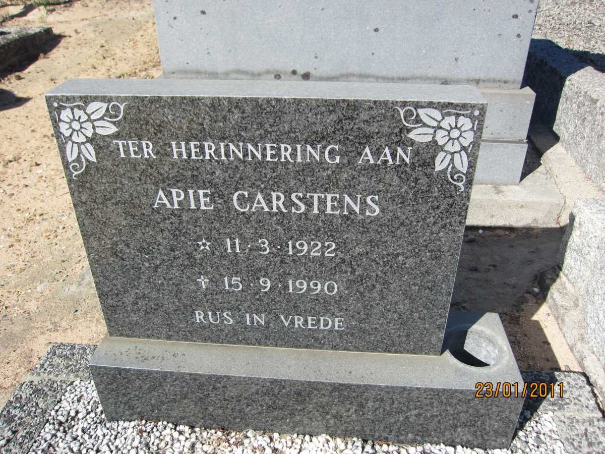 CARSTENS Apie 1922-1990