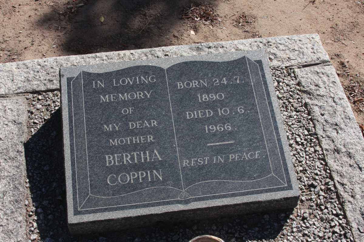 COPPIN Bertha 1890-1966