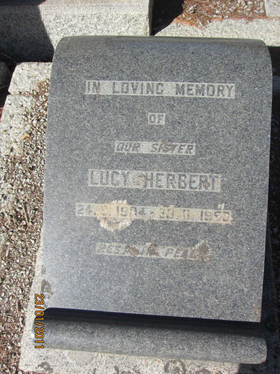 HERBERT Lucy 1904-1993