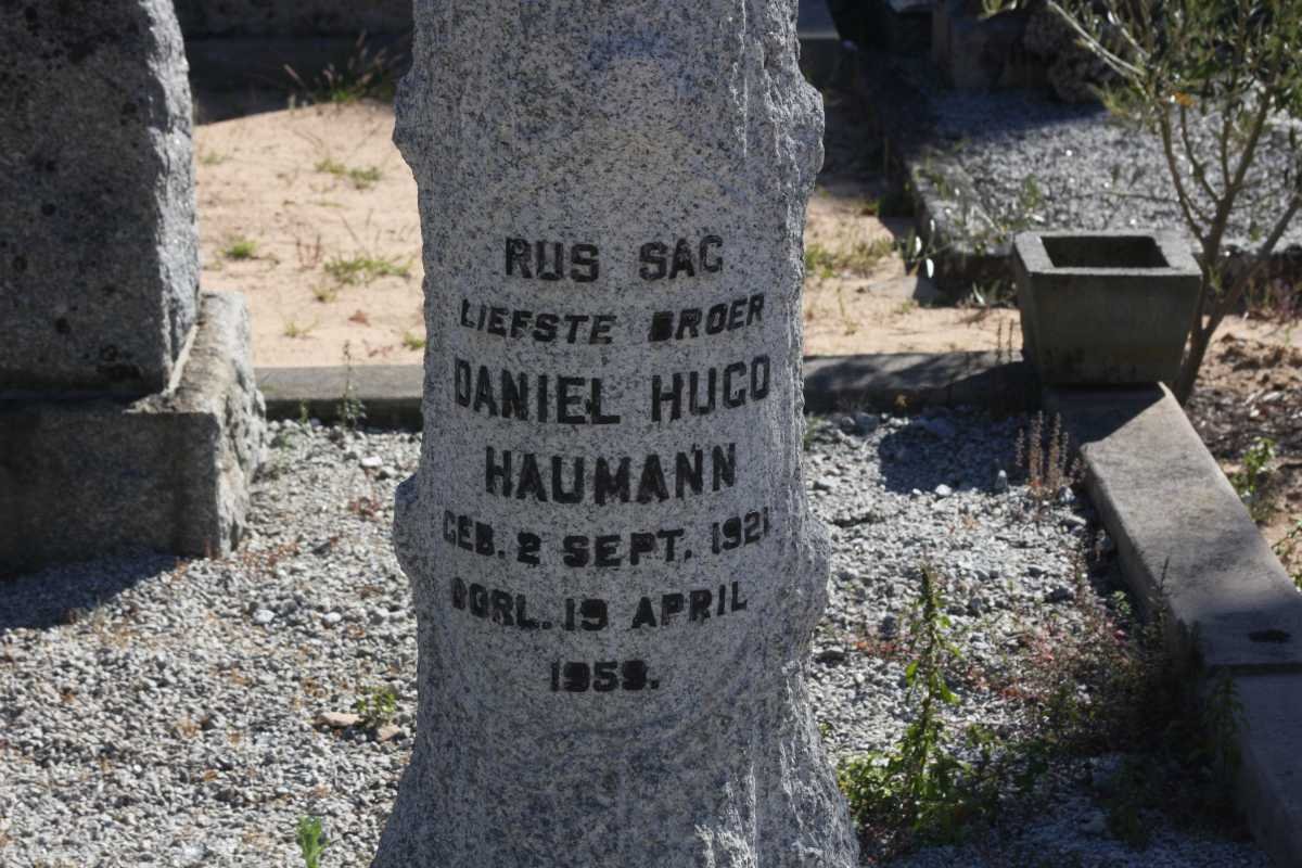 HAUMANN Daniel Hugo 1921-1958